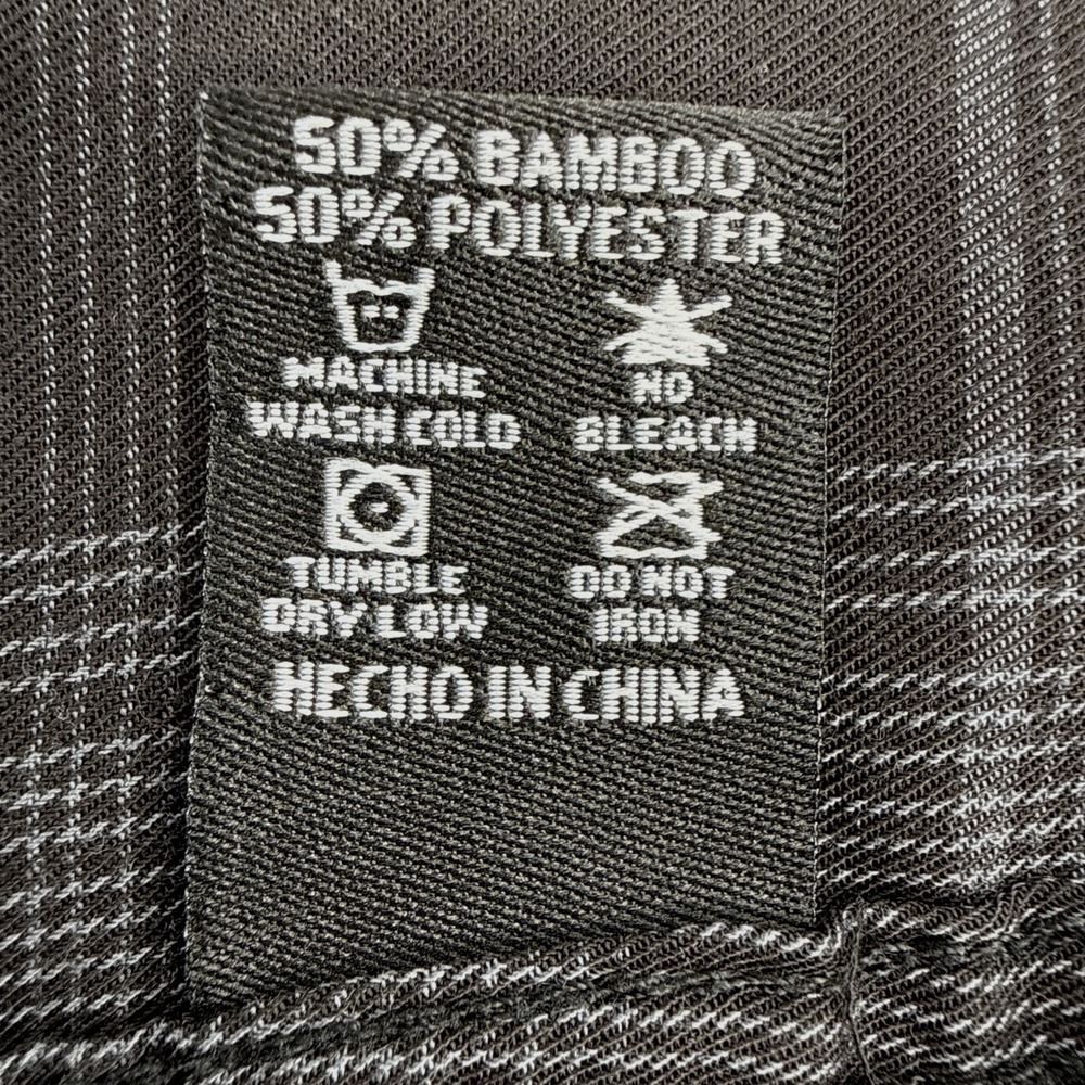 Dixxon Flannel Co Murphy Shirt Mens S Long Sleeve Black Plaid Snap Western - Picture 10 of 12